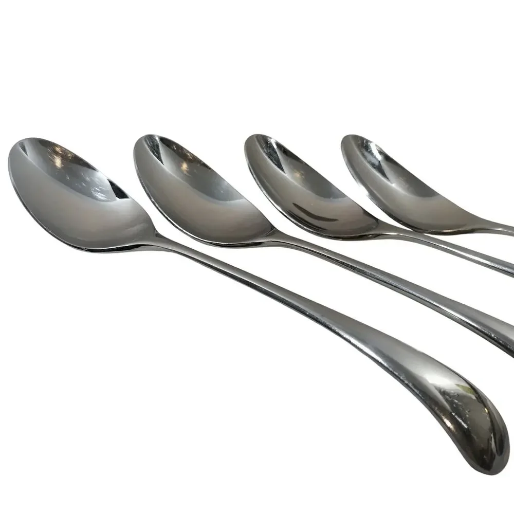 Dansk TORUN Place Soup Spoons 18/8 Stainless Flatware Vivianna Set of 4